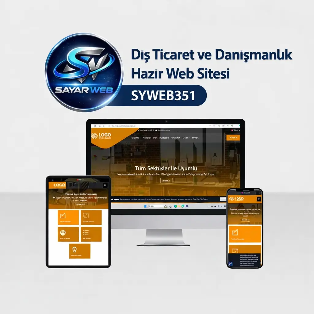 Dış Ticaret ve Danışmanlık Hazır Web Sitesi SYWEB351