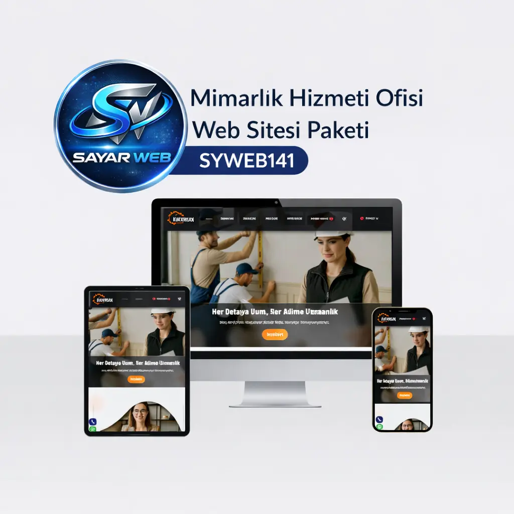 Mimarlık Hizmeti Ofisi Web Sitesi Paketi SYWEB141