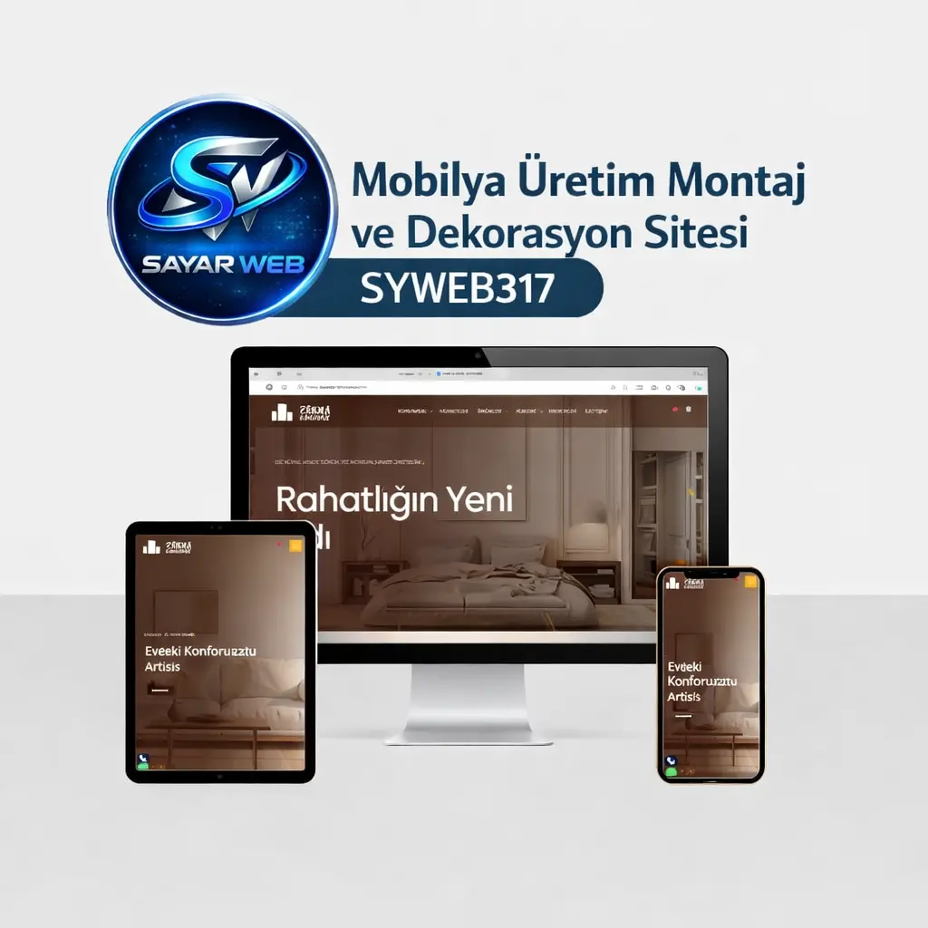 Mobilya Üretim  Montaj ve Dekorasyon Sitesi SYWEB317