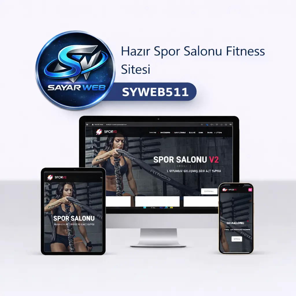 Hazır Spor Salonu  Fitness Sitesi SYWEB511