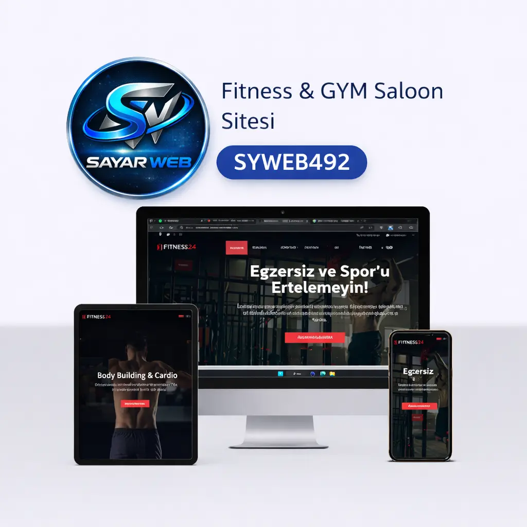 Fitness & GYM Saloon Sitesi SYWEB492