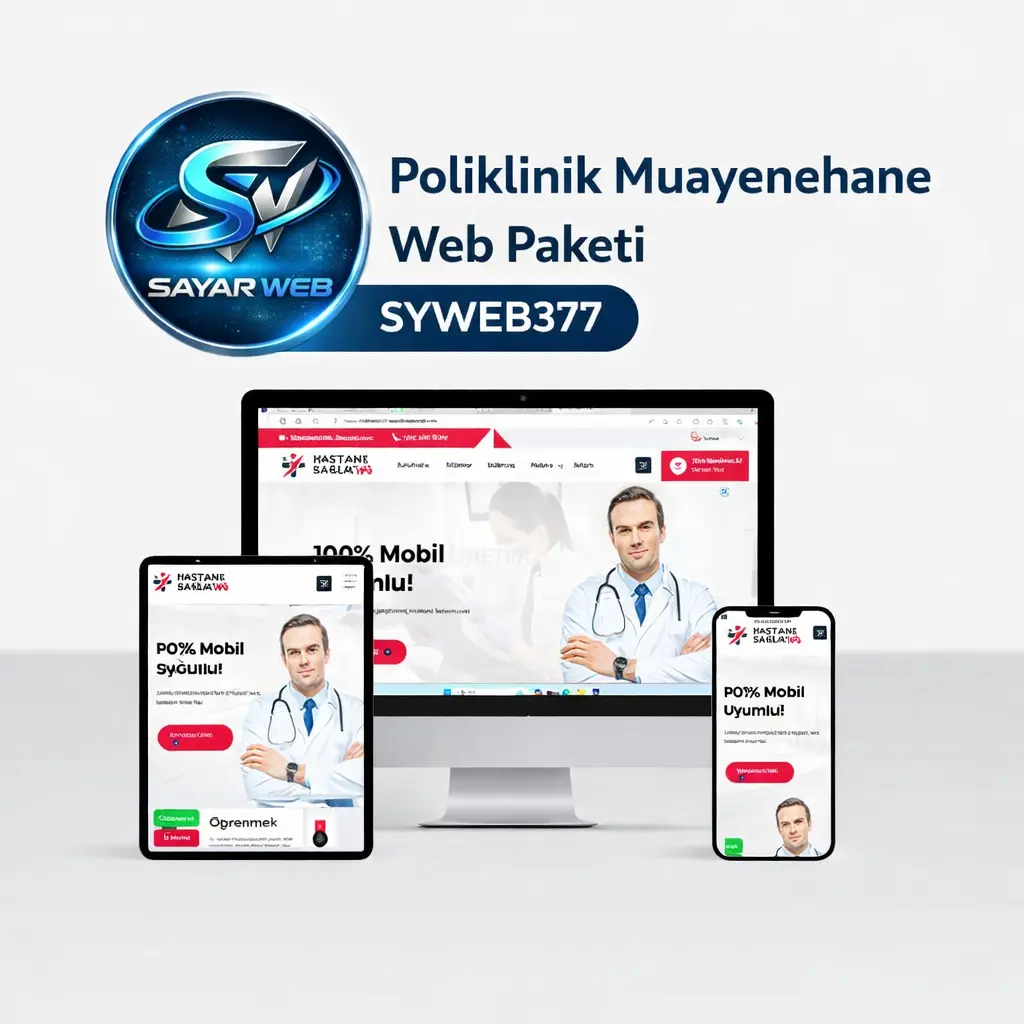 Poliklinik Muayenehane Web Paketi SYWEB377