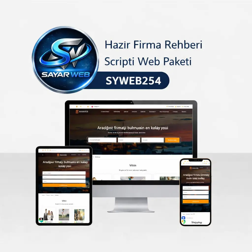 Hazır Firma Rehberi Scripti Web Paketi SYWEB254