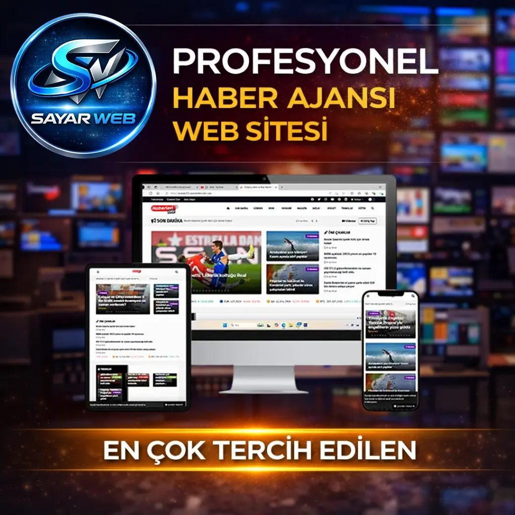 Profesyonel Haber & Medya Ajansı Web Sitesi Paketi