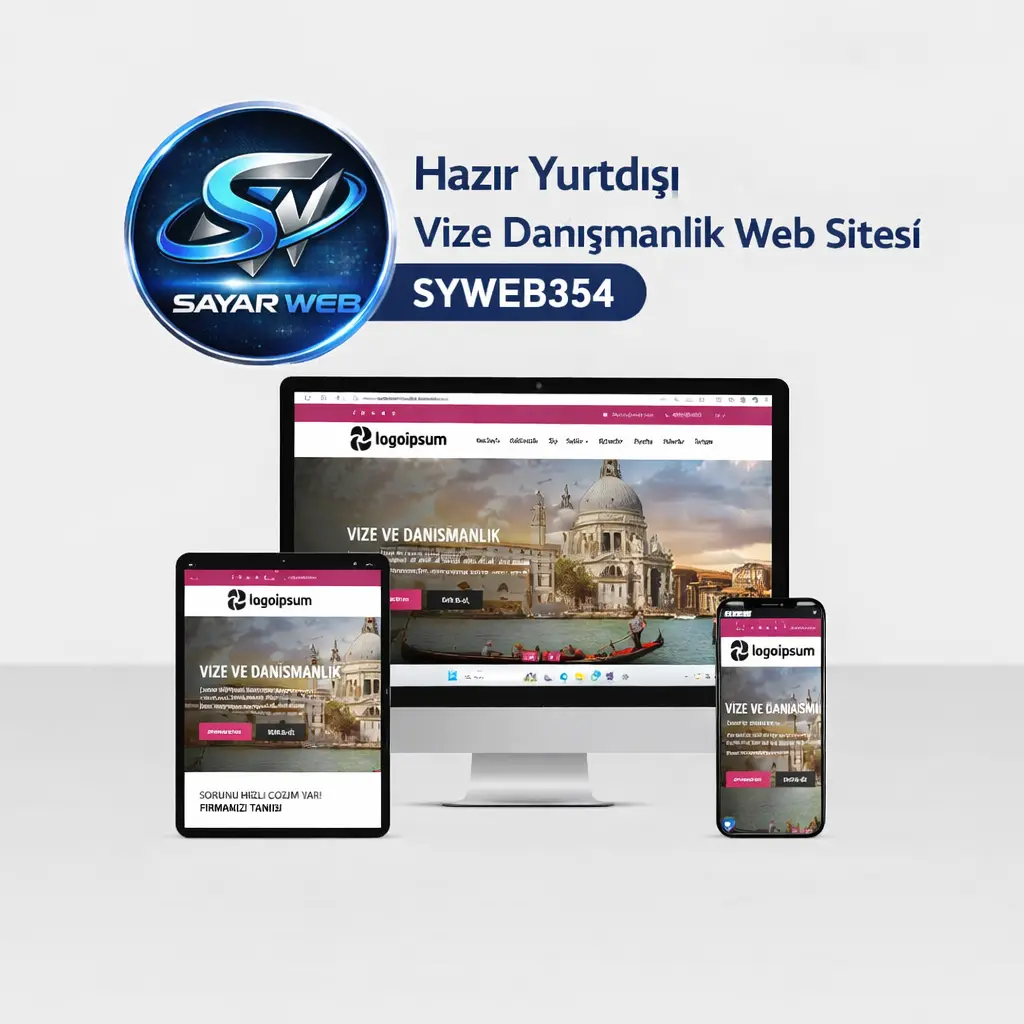 Hazır Yurtdışı Vize Danışmanlık Web Sitesi SYWEB354