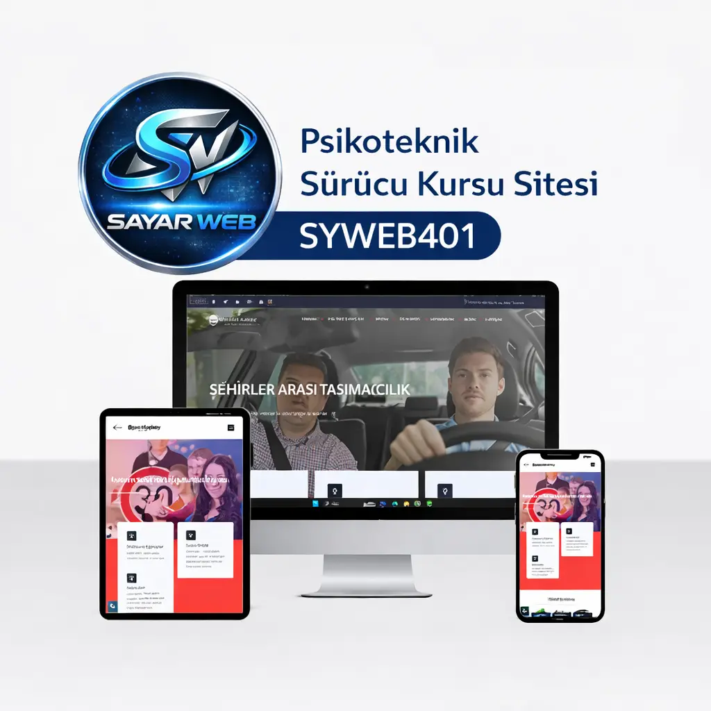 Psikoteknik  Sürücü Kursu Sitesi SYWEB401