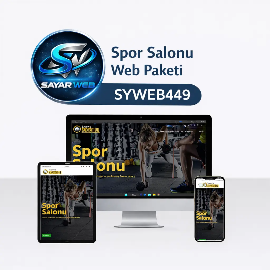 Spor Salonu Web Paketi SYWEB449