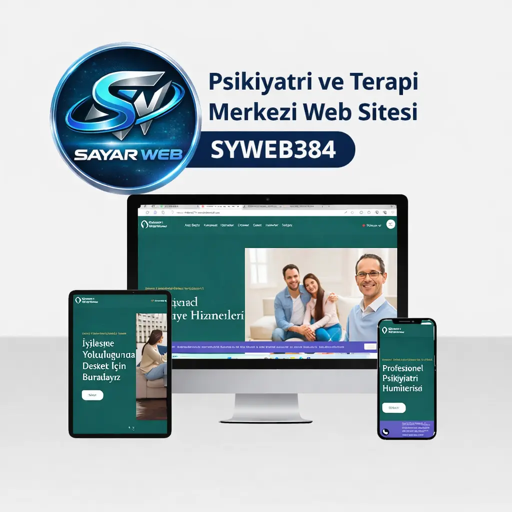 Psikiyatri ve Terapi Merkezi Web Sitesi SYWEB384