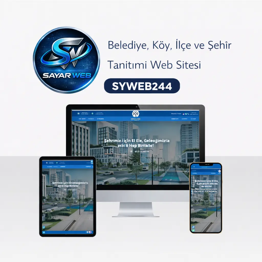 Belediye, Köy, İlçe ve Şehir Tanıtımı Web Sitesi SYWEB244