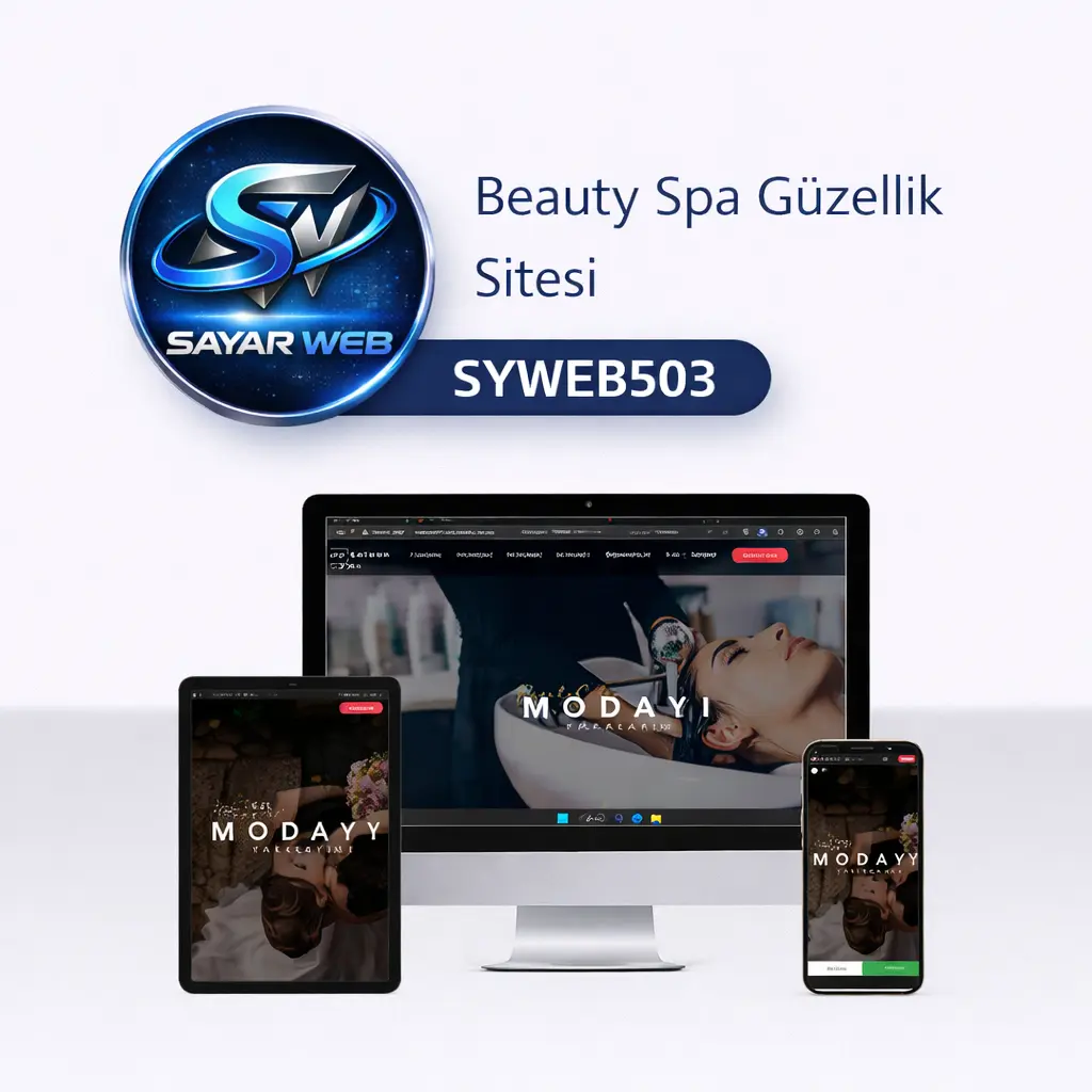 Beauty Spa Güzellik Sitesi SYWEB503
