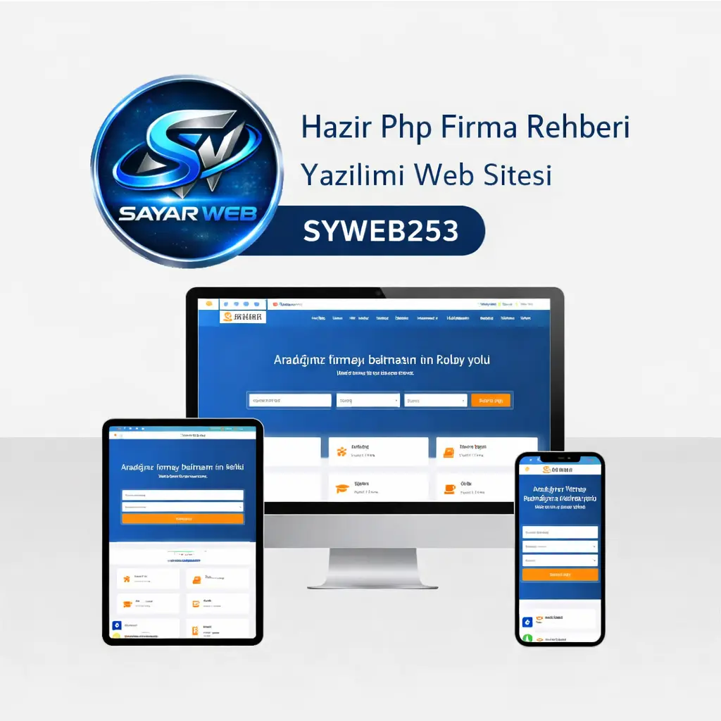 Hazır Php Firma Rehberi Yazılımı Web Sitesi SYWEB253