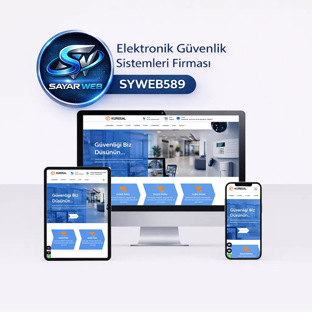 Elektronik Güvenlik Sistemleri Firması Web Sitesi SYWEB589