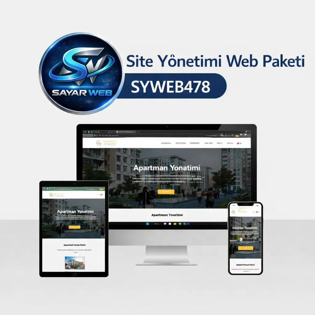 Site Yönetimi Web Paketi SYWEB478