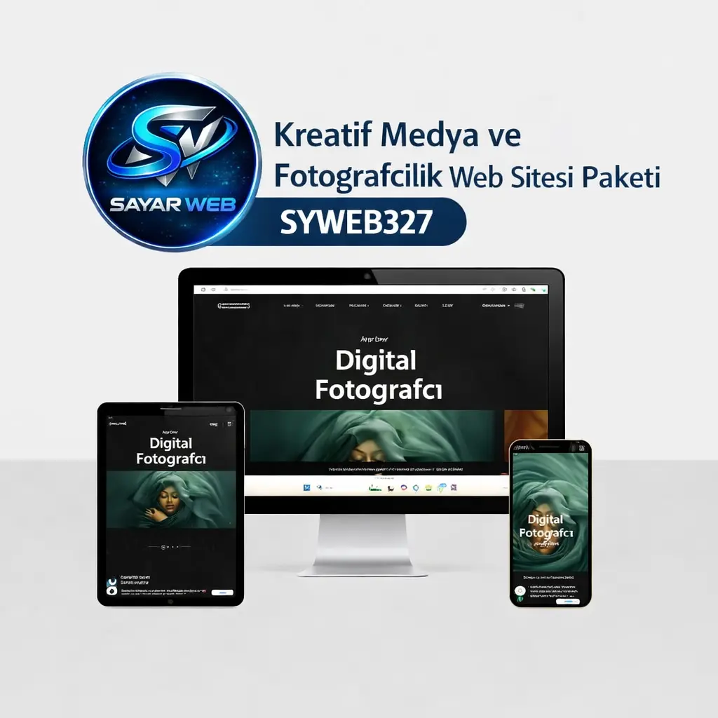 Kreatif Medya ve Fotoğrafçılık Web Sitesi Paketi SYWEB327