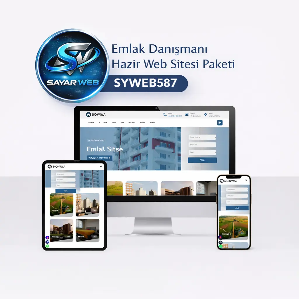 Emlak Danışmanı Hazır Web Sitesi SYWEB587