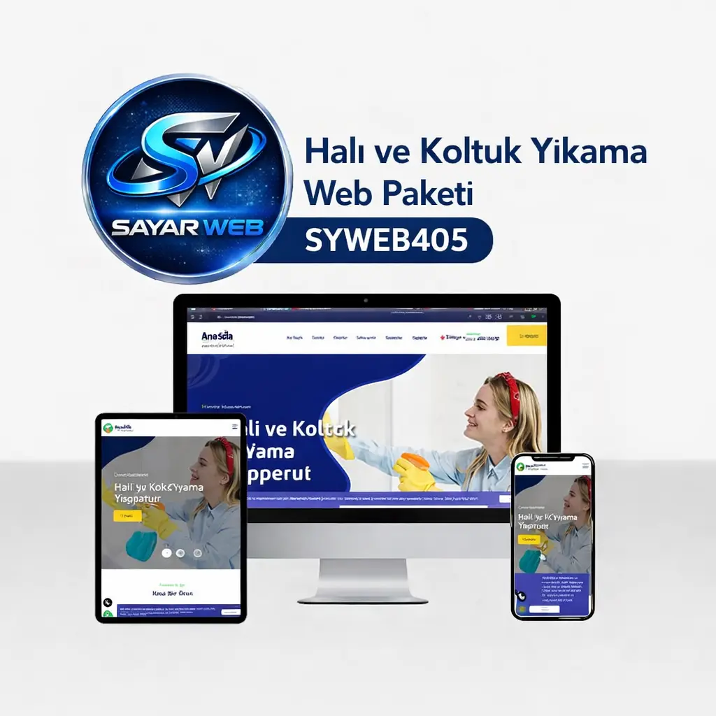 Halı ve Koltuk Yıkama Web Paketi SYWEB405
