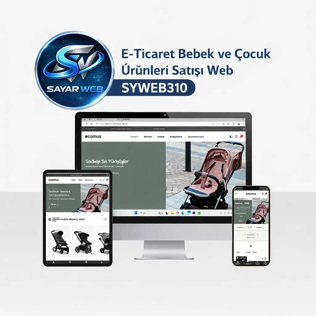 E-Ticaret Bebek ve Çocuk Ürünleri Satışı Web SYWEB310