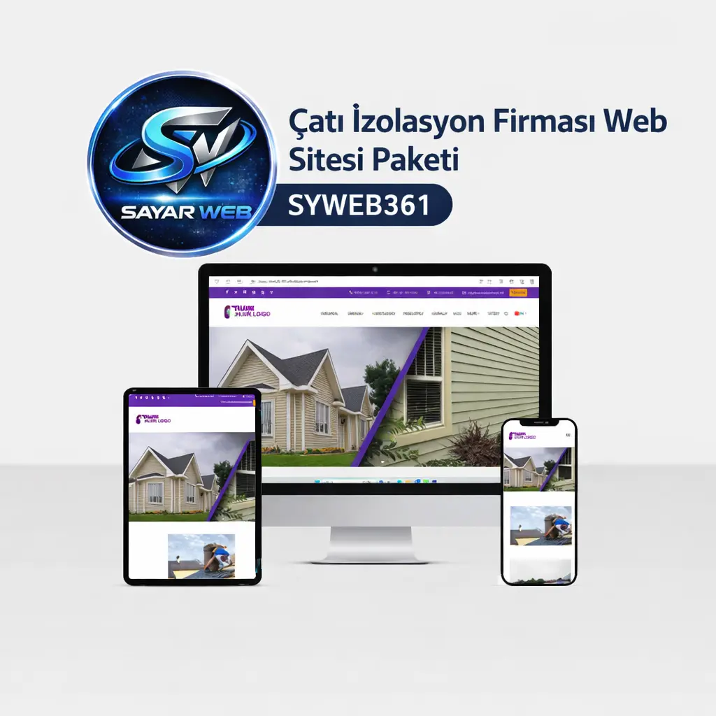 Çatı İzolasyon Firması Web Sitesi Paketi SYWEB361