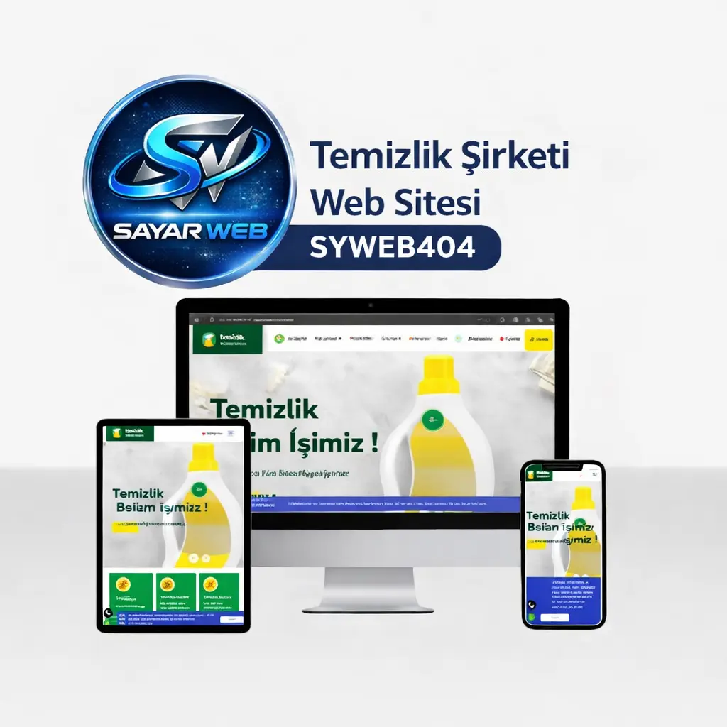 Temizlik Şirketi Web Sitesi SYWEB404