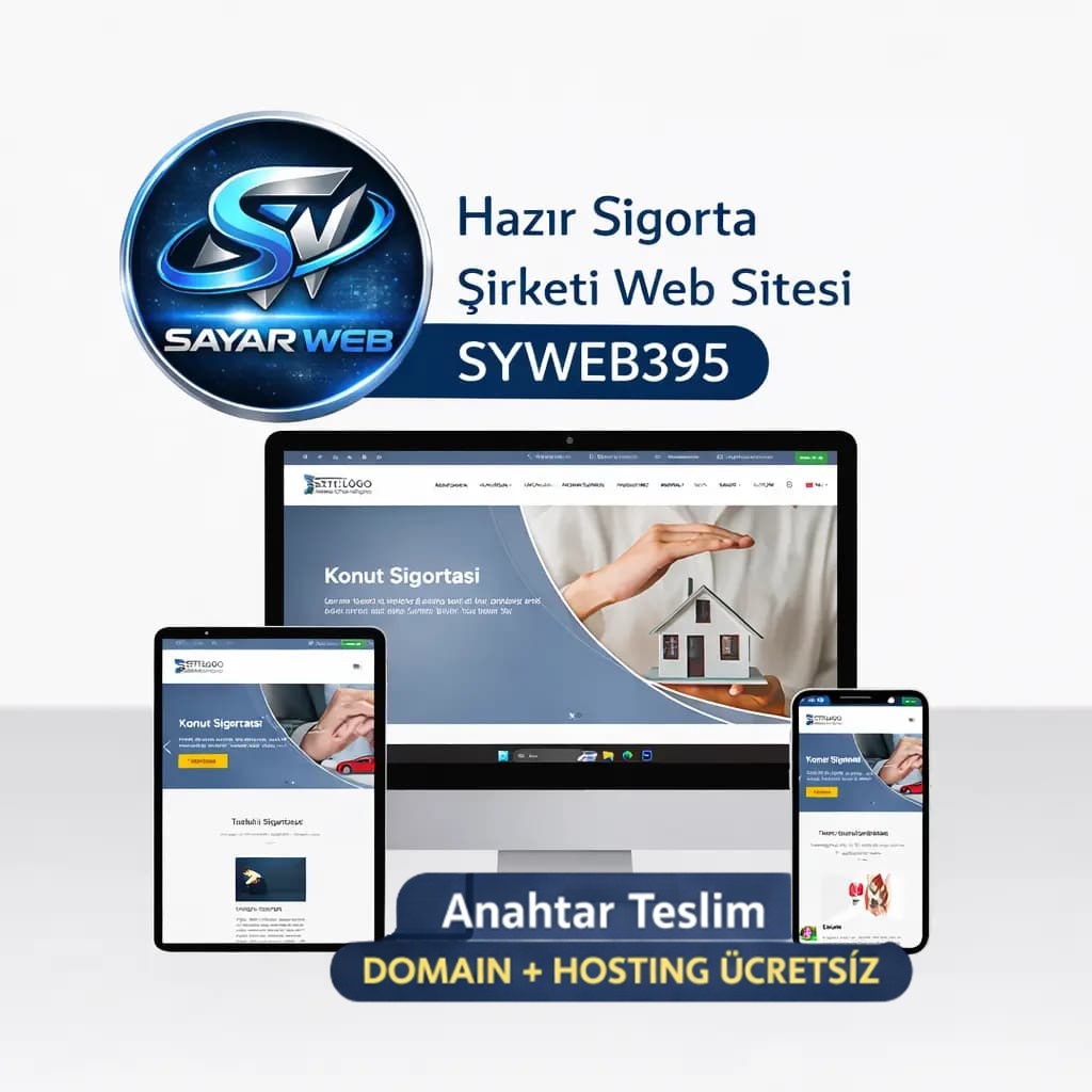 Anahtar Teslim Sigortacılar İçin Web Sitesi