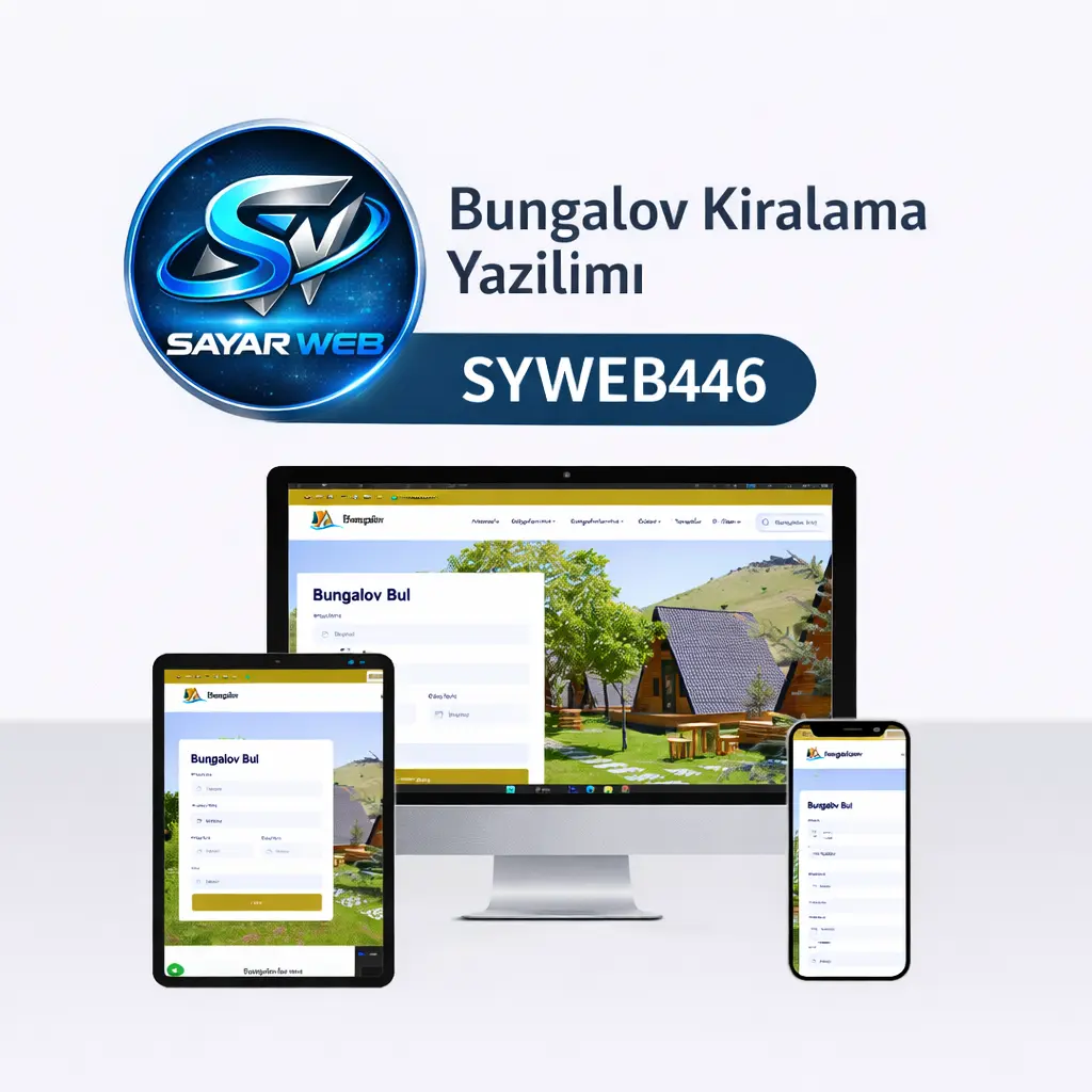 Bungalov Kiralama Yazılımı SYWEB446