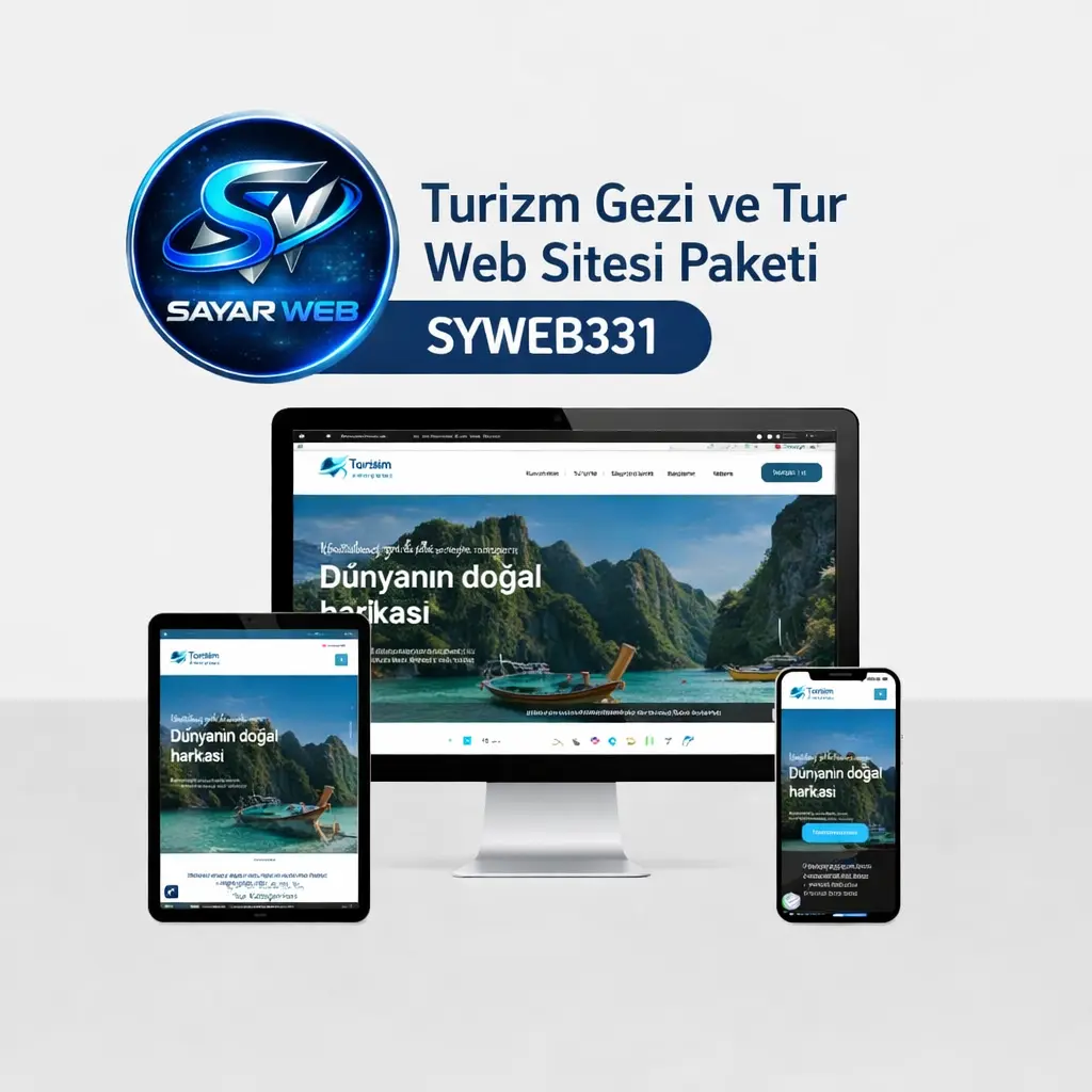 Turizm Gezi ve Tur Web Sitesi Paketi SYWEB331