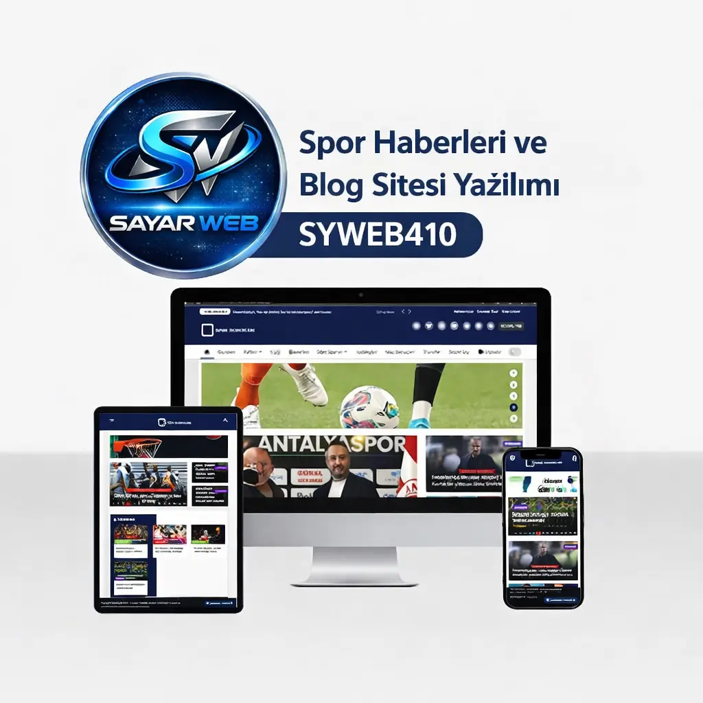 Spor Haberleri ve Blog Sitesi Yazılımı SYWEB410