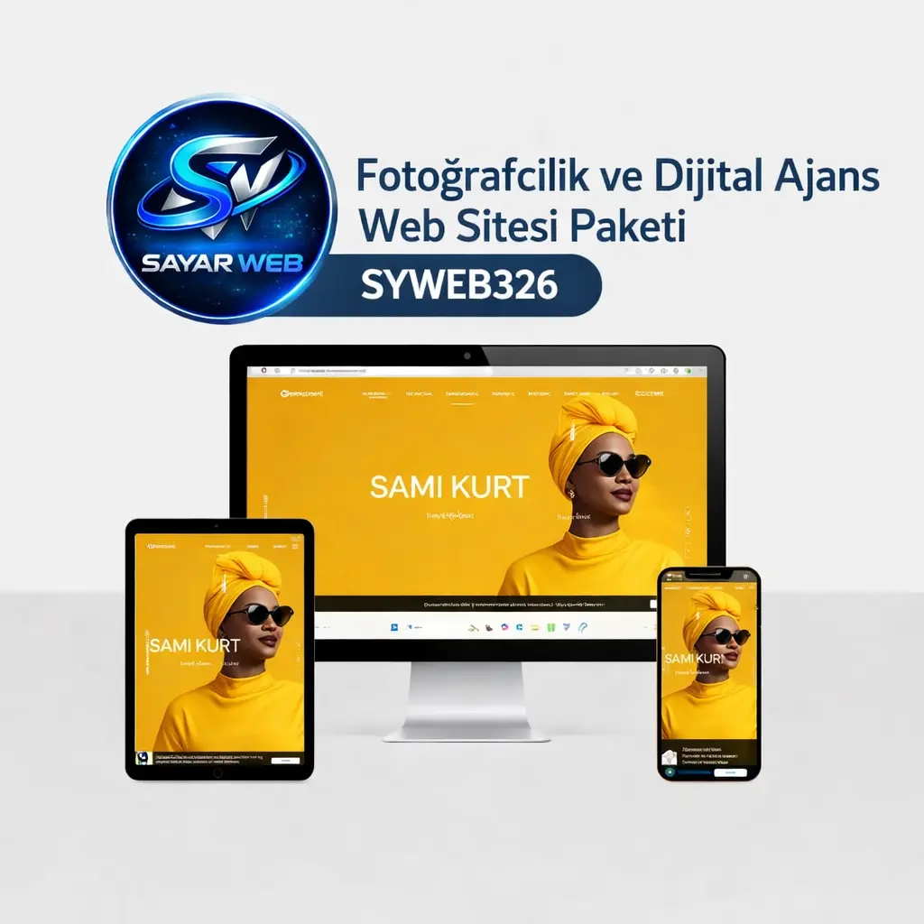 Fotoğrafçılık ve Dijital Ajans Web Sitesi Paketi SYWEB326