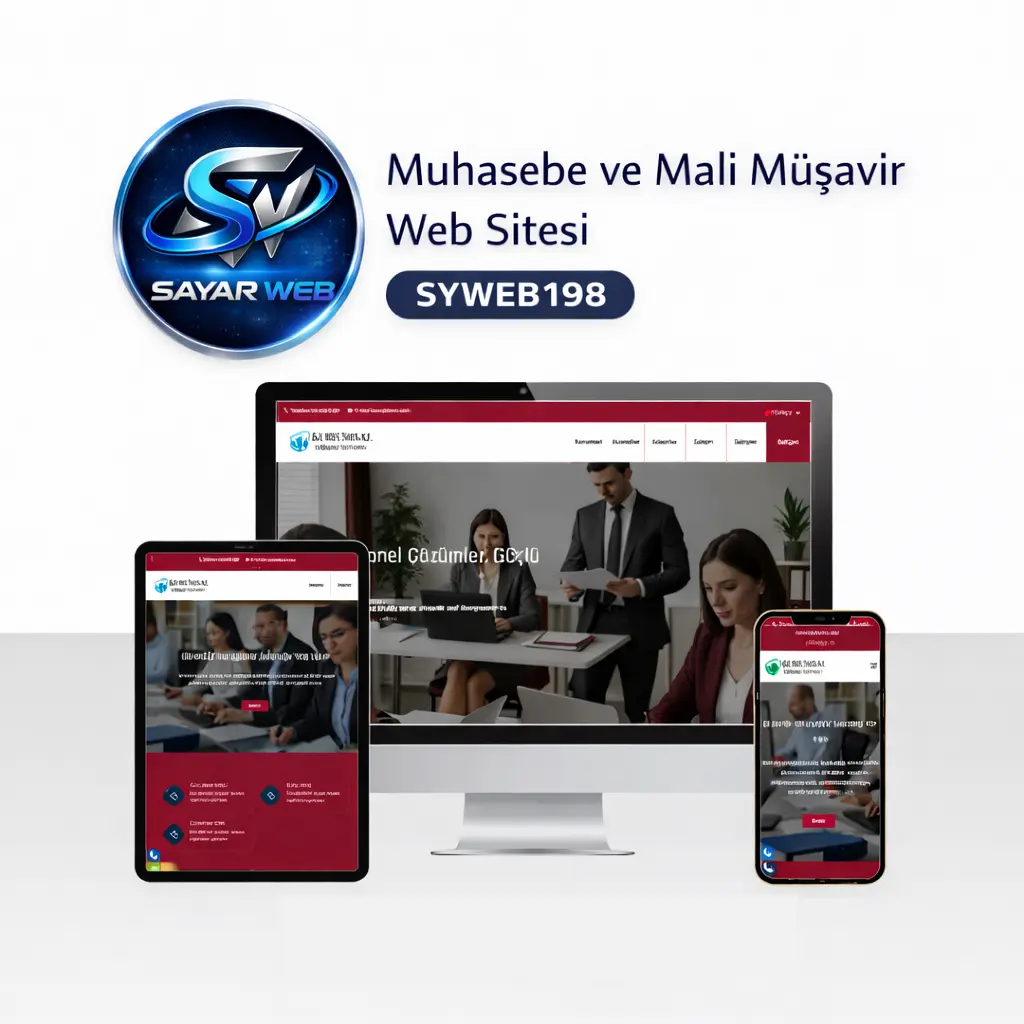Muhasebe ve Mali Müşavir Web Sitesi SYWEB198