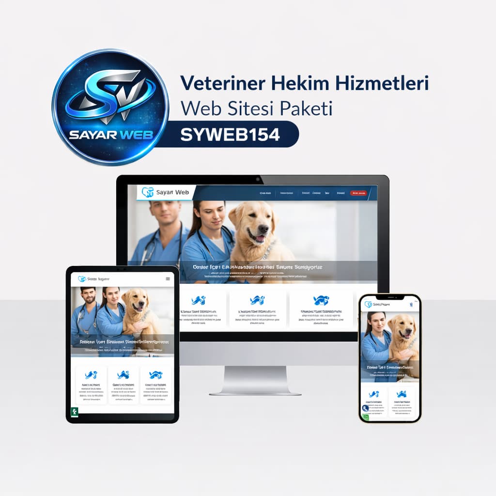 Veteriner Hekim Hizmetleri Web Sitesi Paketi SYWEB154