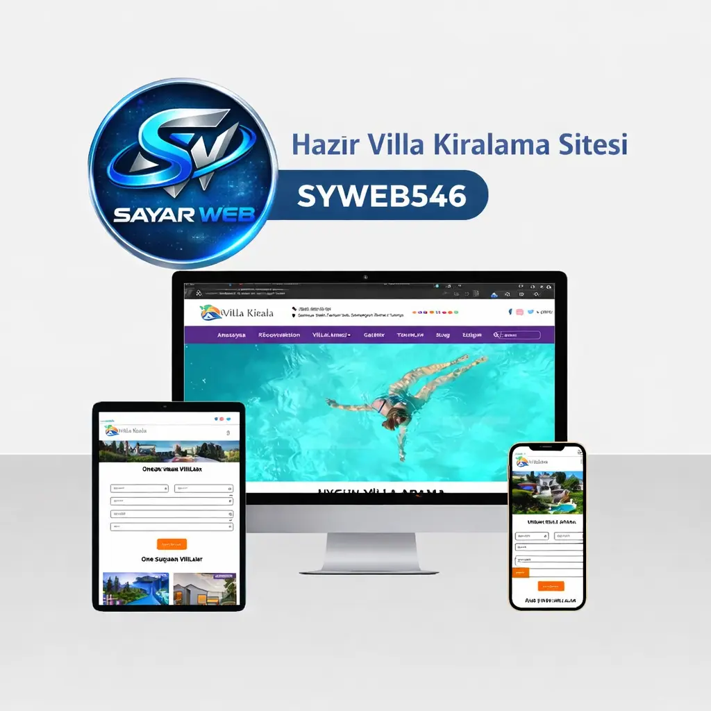 Hazır Villa Kiralama Sitesi SYWEB546