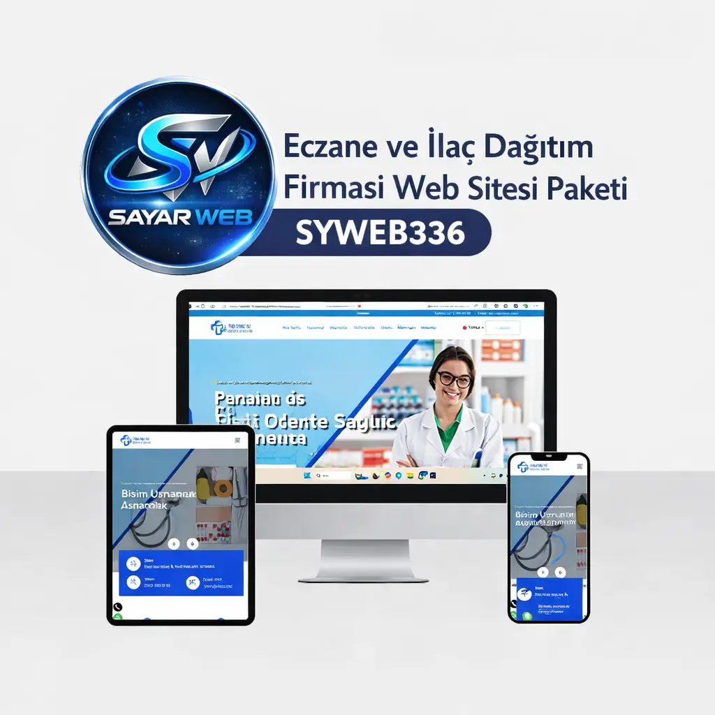Eczane ve İlaç Dağıtım Firması Web Sitesi Paketi SYWEB336