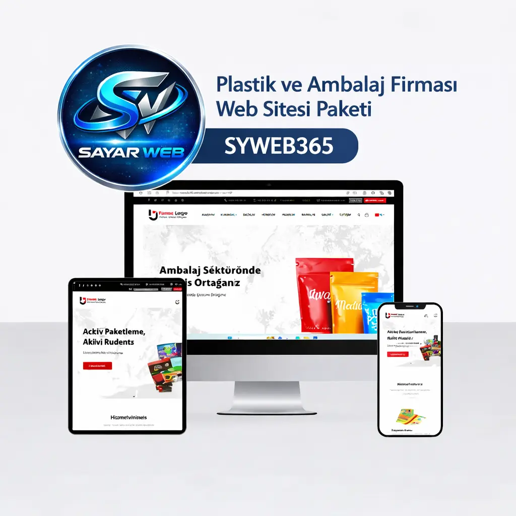 Plastik ve Ambalaj Firması Web Sitesi Paketi SYWEB365