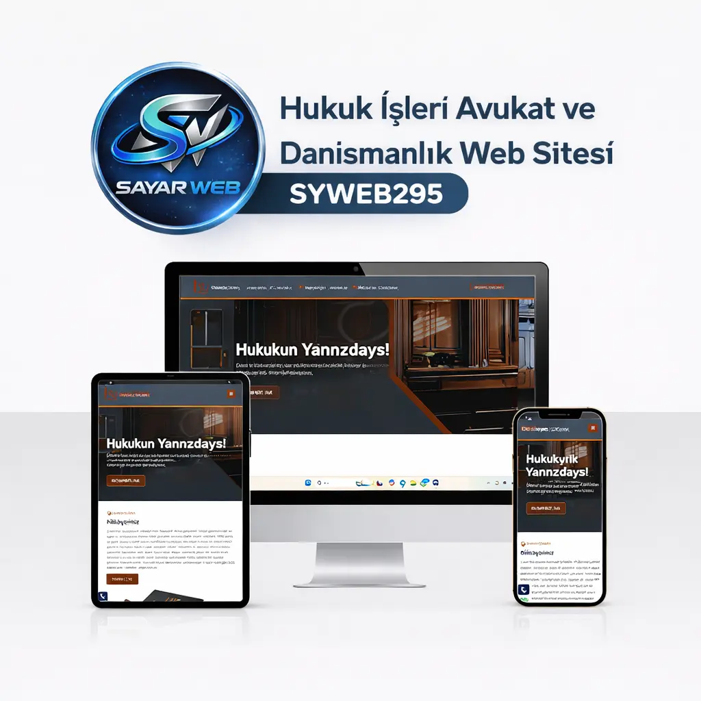 Hukuk İşleri Avukat ve Danışmanlık Web Sitesi SYWEB295