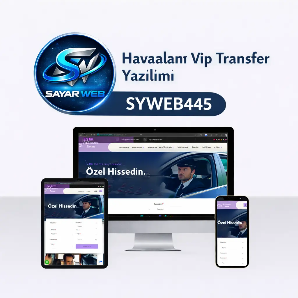 Havaalanı Vip Transfer Yazılımı SYWEB445