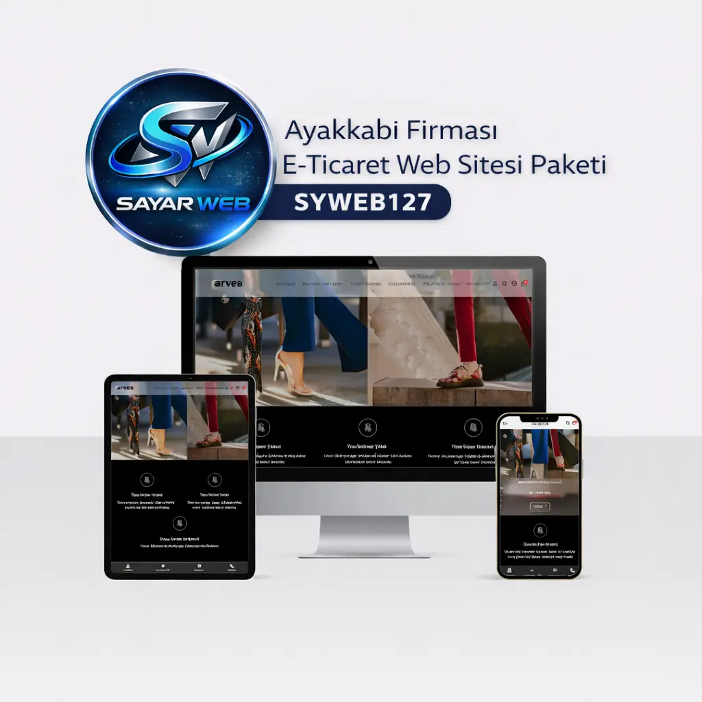 Ayakkabı Firması E-Ticaret Web Sitesi Paketi SYWEB127