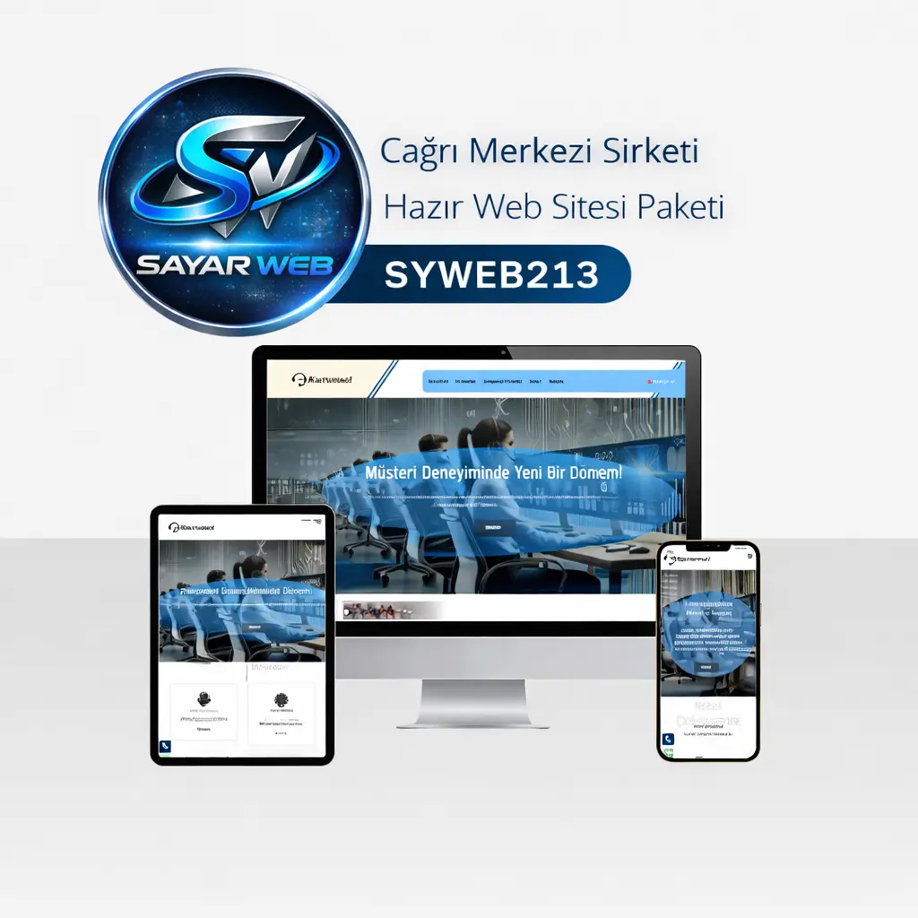 Çağrı Merkezi Şirketi Hazır Web Sitesi Paketi SYWEB213